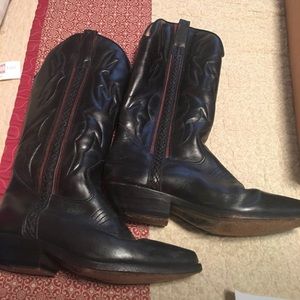Leather Ladies cowboy boots